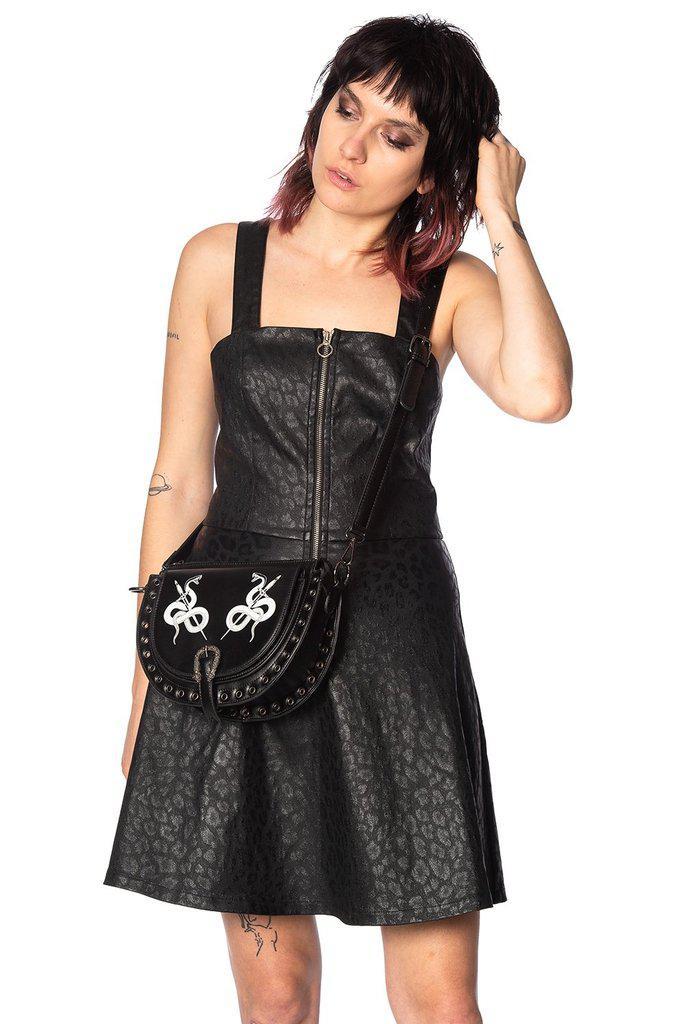 Glam Goth Leo Dress-Banned-Dark Fashion Clothing