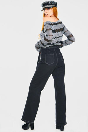 Glam Rock 70s Jeans-Jawbreaker-Dark Fashion Clothing