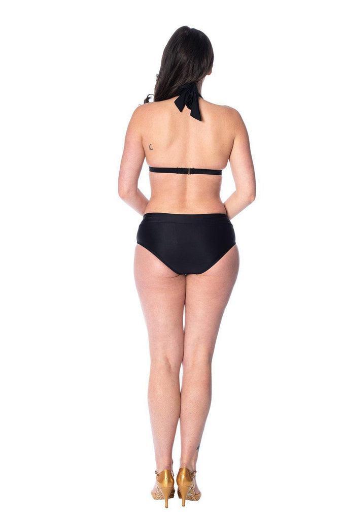 Glamour Halterneck Bikini-Banned-Dark Fashion Clothing