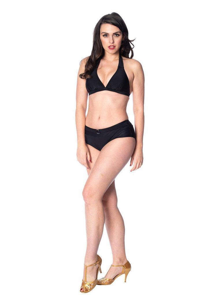 Glamour Halterneck Bikini-Banned-Dark Fashion Clothing