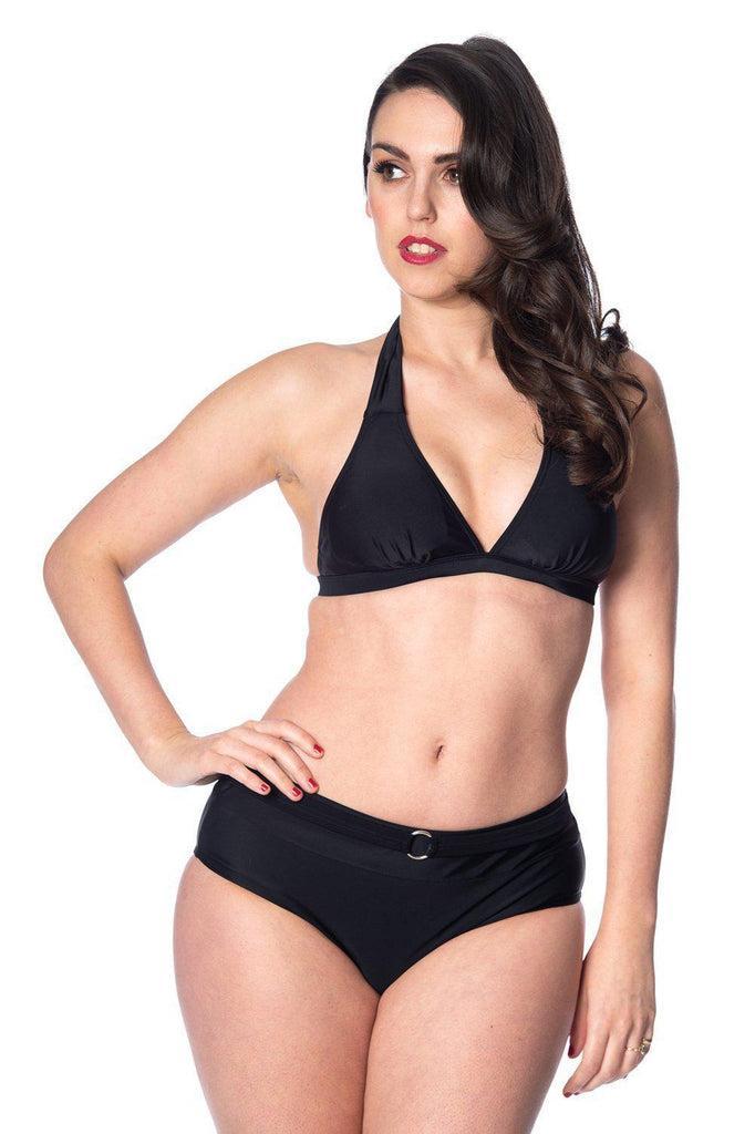 Glamour Halterneck Bikini-Banned-Dark Fashion Clothing