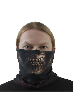 Goth Skull - Multifunctional Face Wraps-Spiral-Dark Fashion Clothing