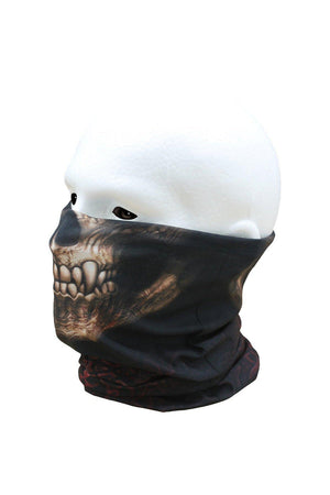 Goth Skull - Multifunctional Face Wraps-Spiral-Dark Fashion Clothing