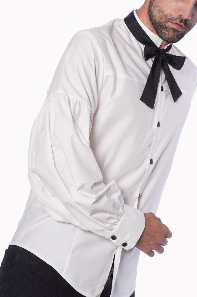 Gothic Shirt - SHM1211-Banned-Dark Fashion Clothing