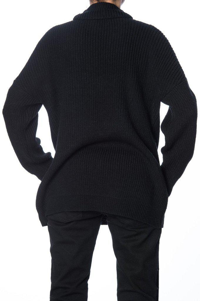 Grunge Goth Knitted Pullover-Banned-Dark Fashion Clothing