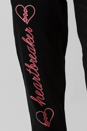 Heartbreaker Jogger Pants - Unisex-Long Clothing-Dark Fashion Clothing