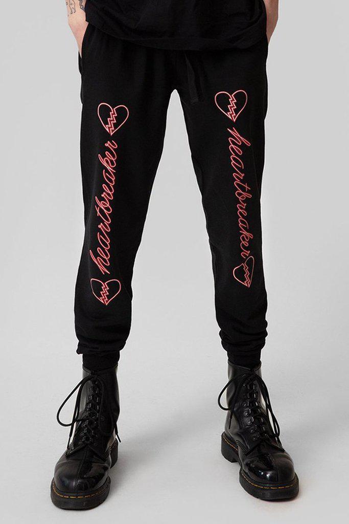 Heartbreaker Jogger Pants - Unisex-Long Clothing-Dark Fashion Clothing
