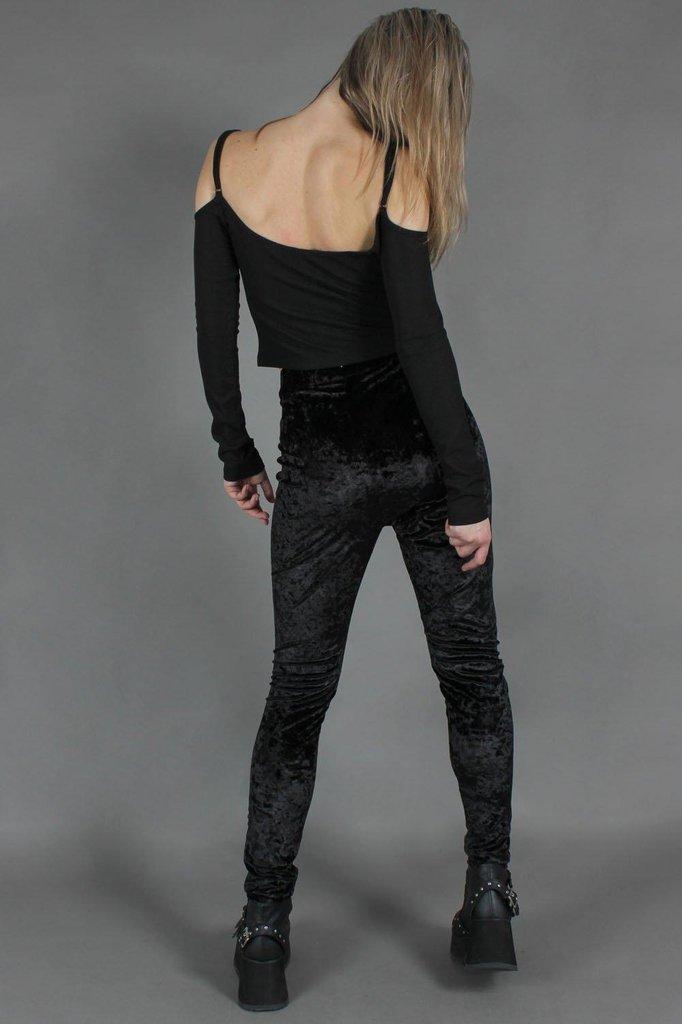 Heavy Metal Sweet Heart Leggings-Jawbreaker-Dark Fashion Clothing