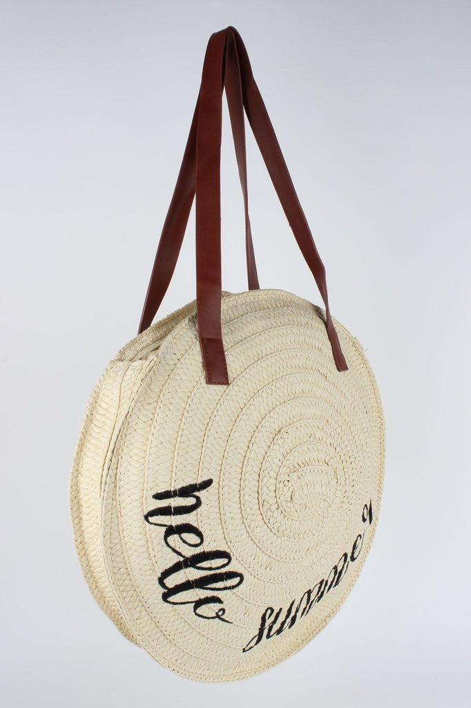 Hello Summer Wicker Bag-Voodoo Vixen-Dark Fashion Clothing
