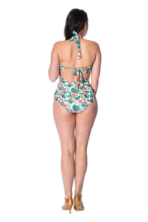 Hibiscus Swim-Banned-Dark Fashion Clothing