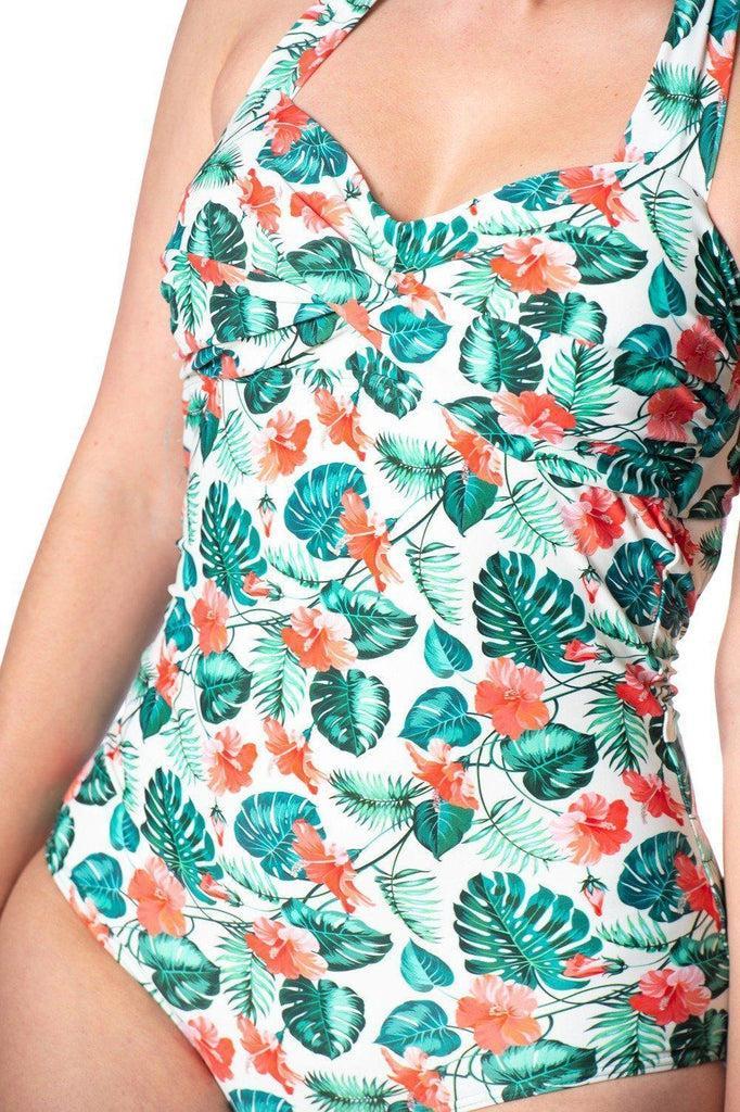 Hibiscus Swim-Banned-Dark Fashion Clothing