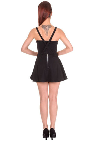 Highlife Pinafore-Banned-Dark Fashion Clothing