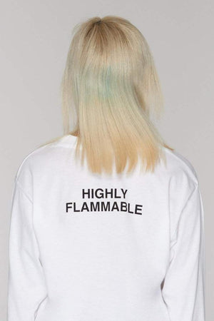 Highly Flammable Long Sleeve T-Shirt - Unisex-Long Clothing-Dark Fashion Clothing