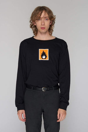 Highly Flammable Long Sleeve T-Shirt - Unisex-Long Clothing-Dark Fashion Clothing