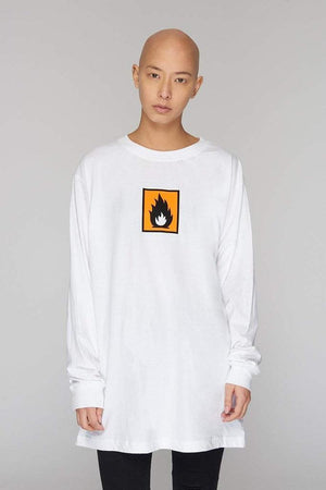 Highly Flammable Long Sleeve T-Shirt - Unisex-Long Clothing-Dark Fashion Clothing