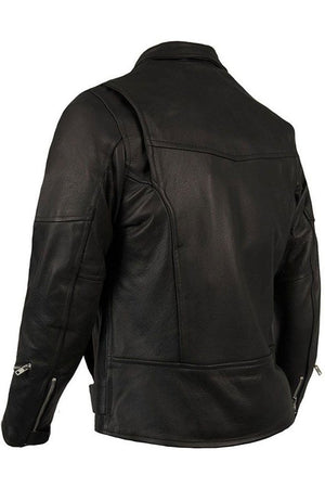 Highway Touring Biker Jacket-Skintan Leather-Dark Fashion Clothing