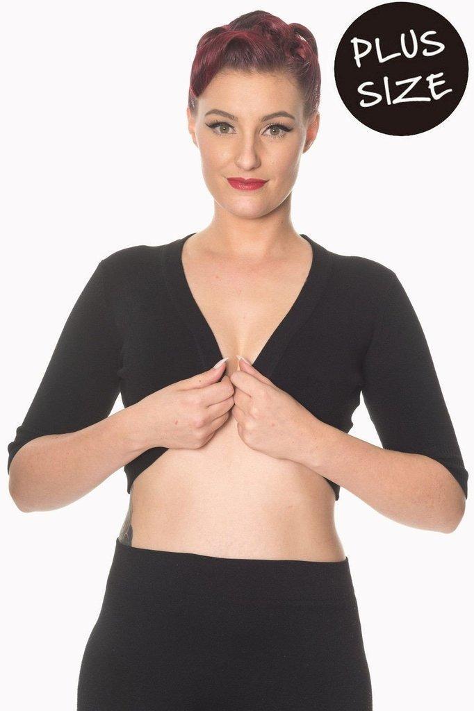 Hudson Plus Size Bolero-Banned-Dark Fashion Clothing