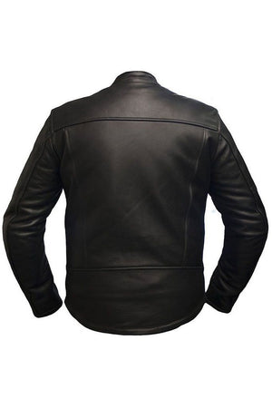 Hydra Biker Jacket-Skintan Leather-Dark Fashion Clothing