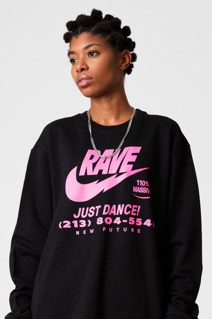 Illegal Rave Sweatshirt - Unisex-Long Clothing-Dark Fashion Clothing