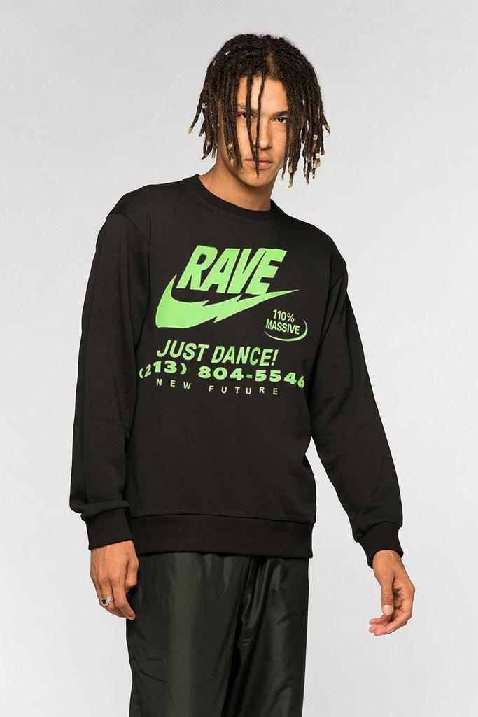 Illegal Rave Sweatshirt - Unisex-Long Clothing-Dark Fashion Clothing