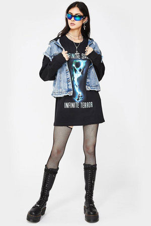 Infinite Terror - Unisex-Long Clothing-Dark Fashion Clothing