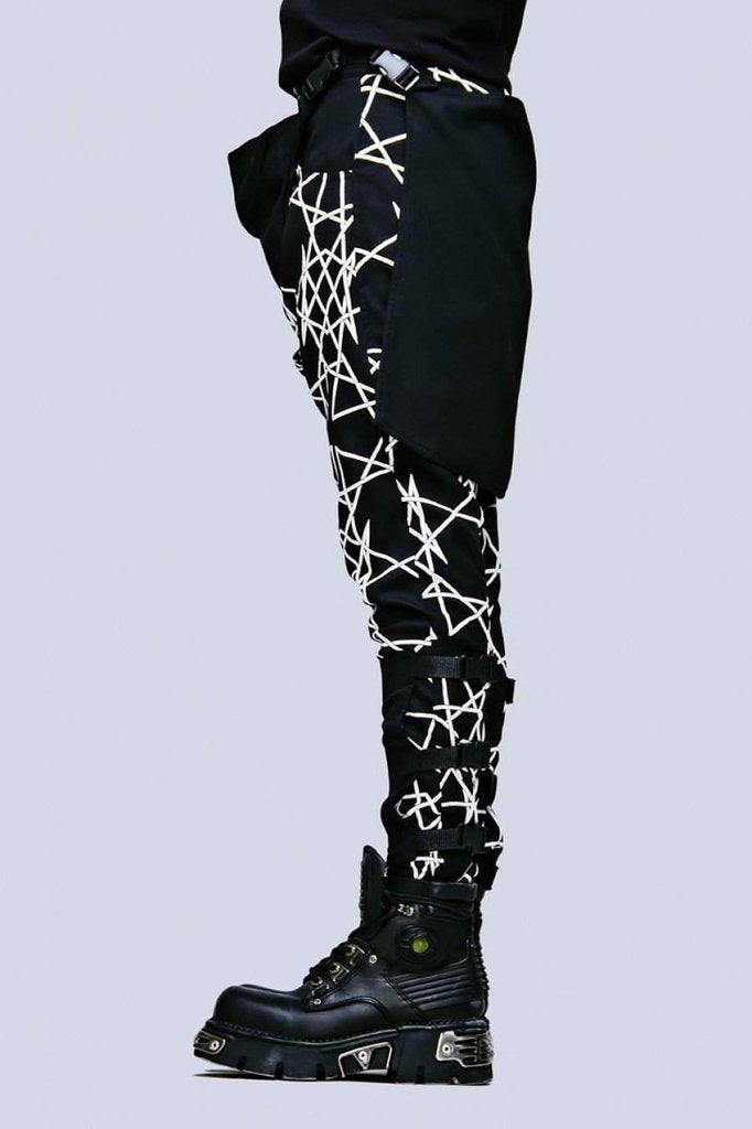 Infinity Clip Pants - Unisex-Long Clothing-Dark Fashion Clothing