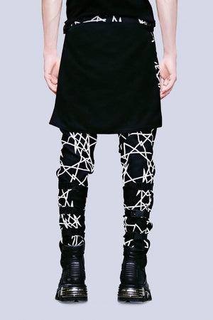 Infinity Clip Pants - Unisex-Long Clothing-Dark Fashion Clothing
