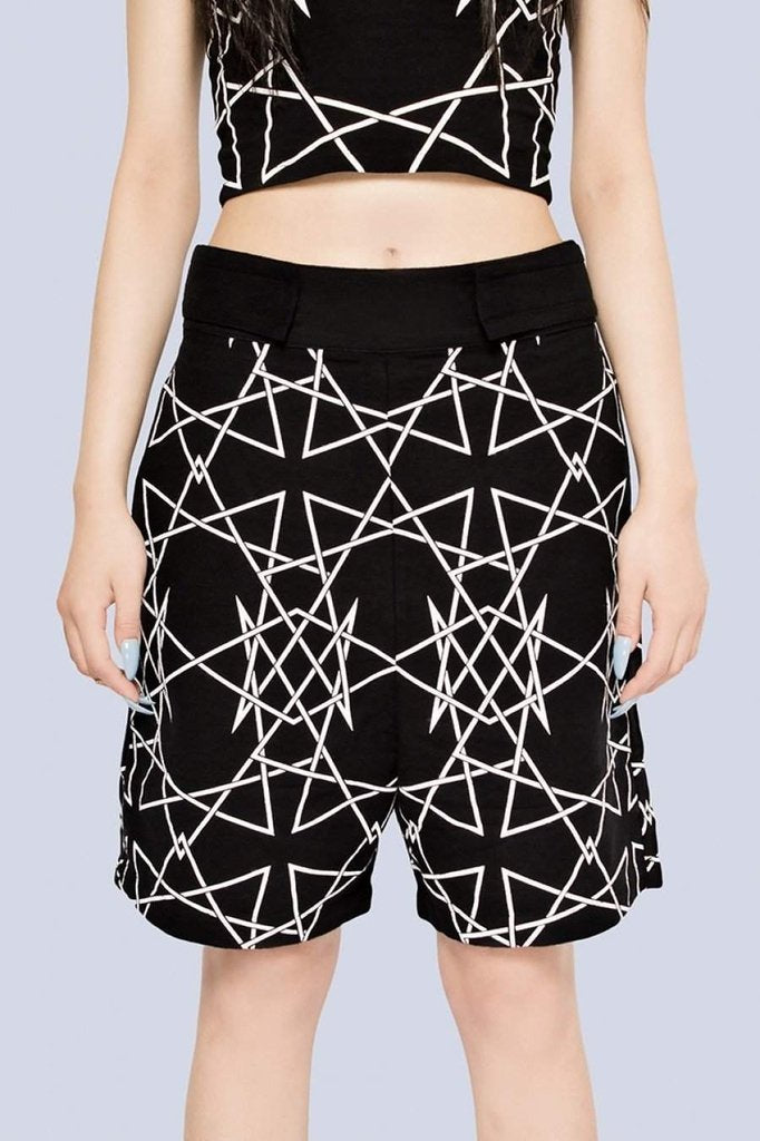 Infinity Shorts - Unisex-Long Clothing-Dark Fashion Clothing