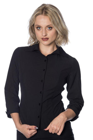 Janine Blouse-Banned-Dark Fashion Clothing