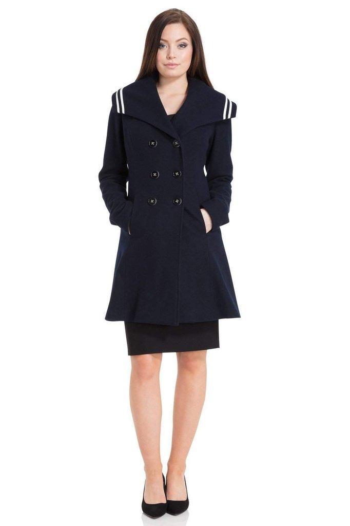 Jennifer Nautical Jacket-Voodoo Vixen-Dark Fashion Clothing