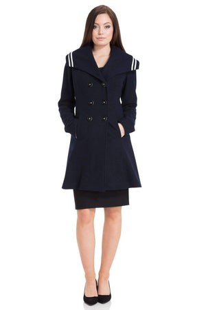 Jennifer Nautical Jacket-Voodoo Vixen-Dark Fashion Clothing