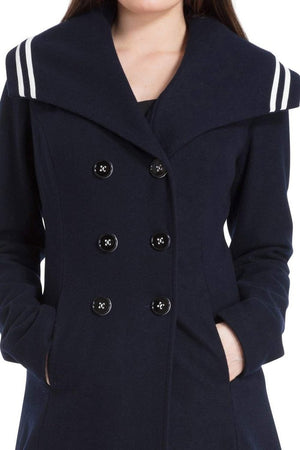 Jennifer Nautical Jacket-Voodoo Vixen-Dark Fashion Clothing
