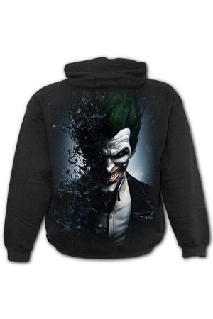 Joker - Arkham Origins - Hoody Black-Spiral-Dark Fashion Clothing
