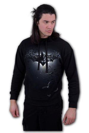 Joker - Arkham Origins - Hoody Black-Spiral-Dark Fashion Clothing