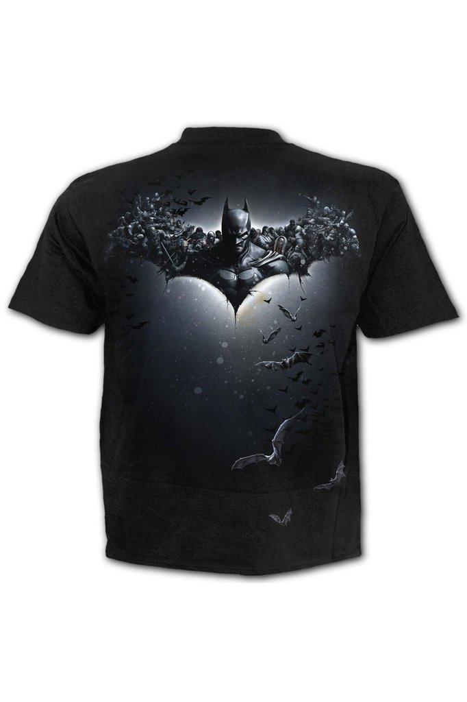 Joker - Arkham Origins - T-Shirt Black-Spiral-Dark Fashion Clothing