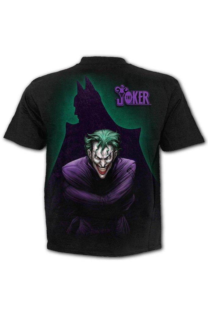 Joker Freak - T-Shirt Black-Spiral-Dark Fashion Clothing