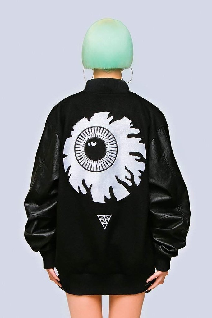 Keep Watch Varsity Jacket - Unisex-Long Clothing-Dark Fashion Clothing