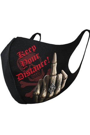 Keep Your Distance - Protective Face Masks-Spiral-Dark Fashion Clothing