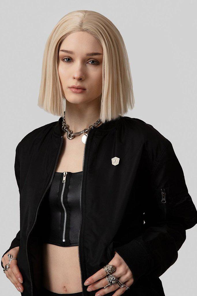 Killer Smiley MA1 Patch Jacket - Unisex-Long Clothing-Dark Fashion Clothing