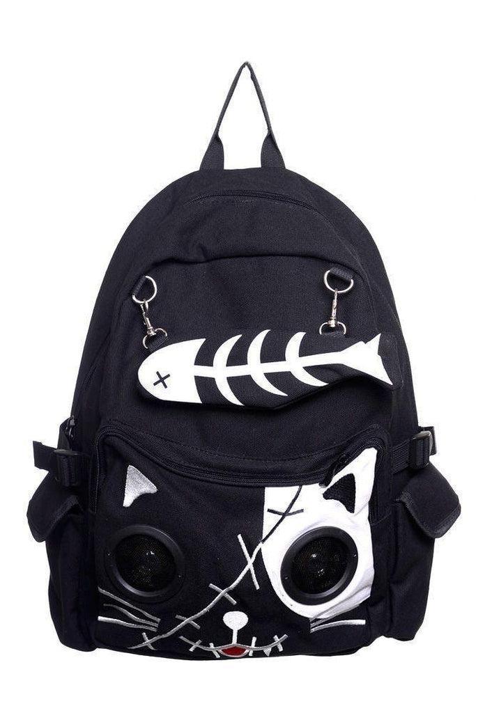 Kitty Speaker Backpack-Banned-Dark Fashion Clothing