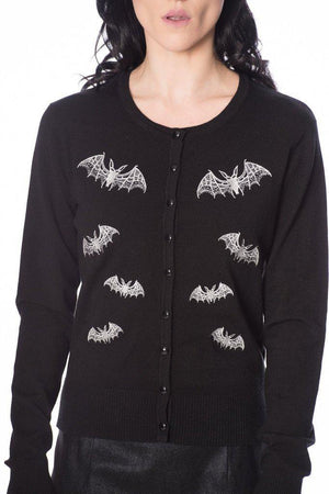 Lace Bats Cardi-Banned-Dark Fashion Clothing