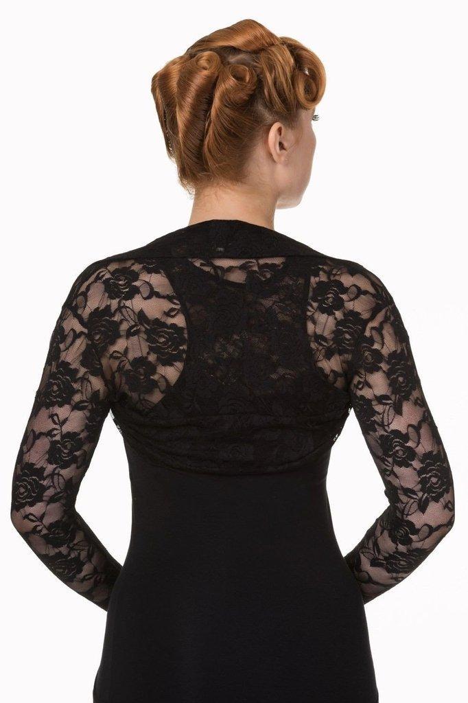 Lace Rose Bolero-Banned-Dark Fashion Clothing