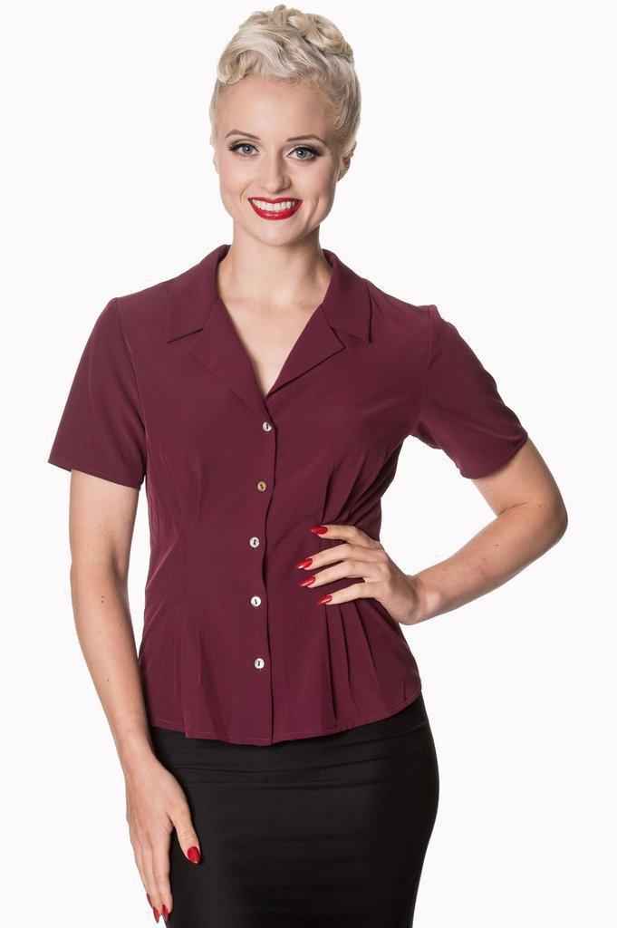 Ladies Blouse-Banned-Dark Fashion Clothing