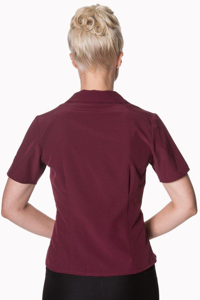 Ladies Blouse-Banned-Dark Fashion Clothing