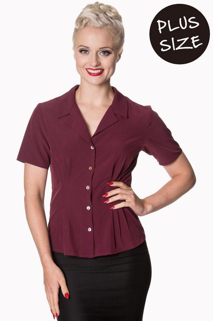 Ladies Blouse-Banned-Dark Fashion Clothing