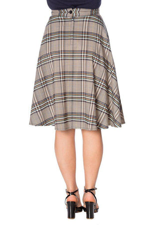 Lady Olive Skirt-Banned-Dark Fashion Clothing