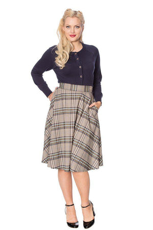Lady Olive Skirt-Banned-Dark Fashion Clothing