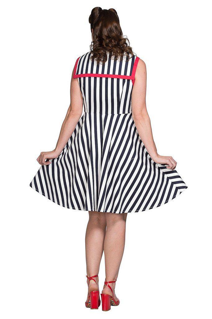 Land Ahoy Dress-Banned-Dark Fashion Clothing