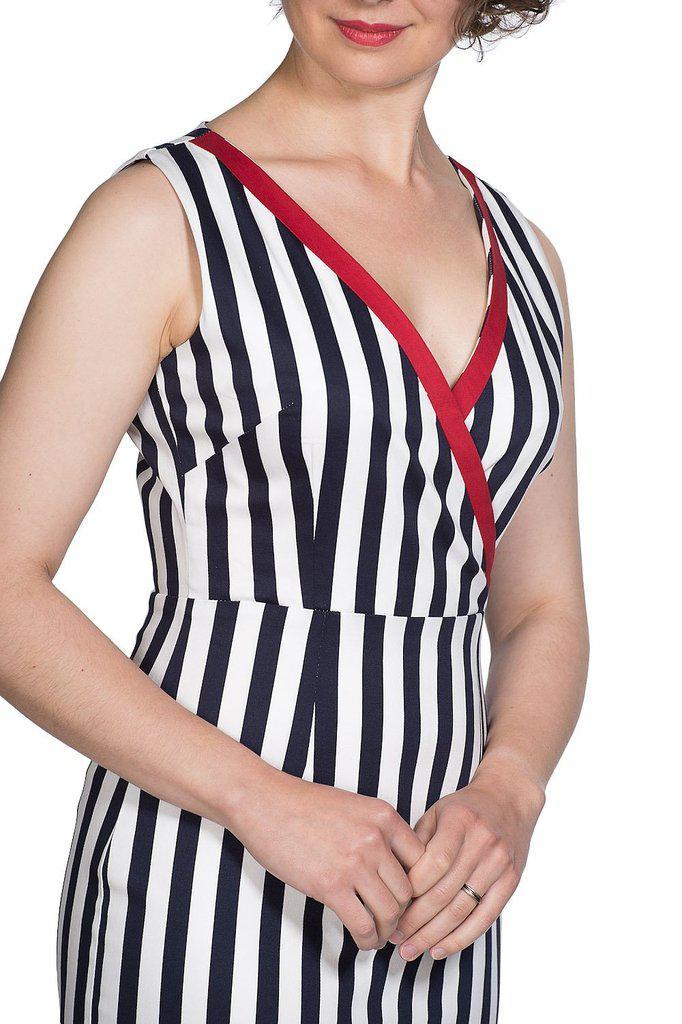 Land Ahoy Pencil Dress-Banned-Dark Fashion Clothing