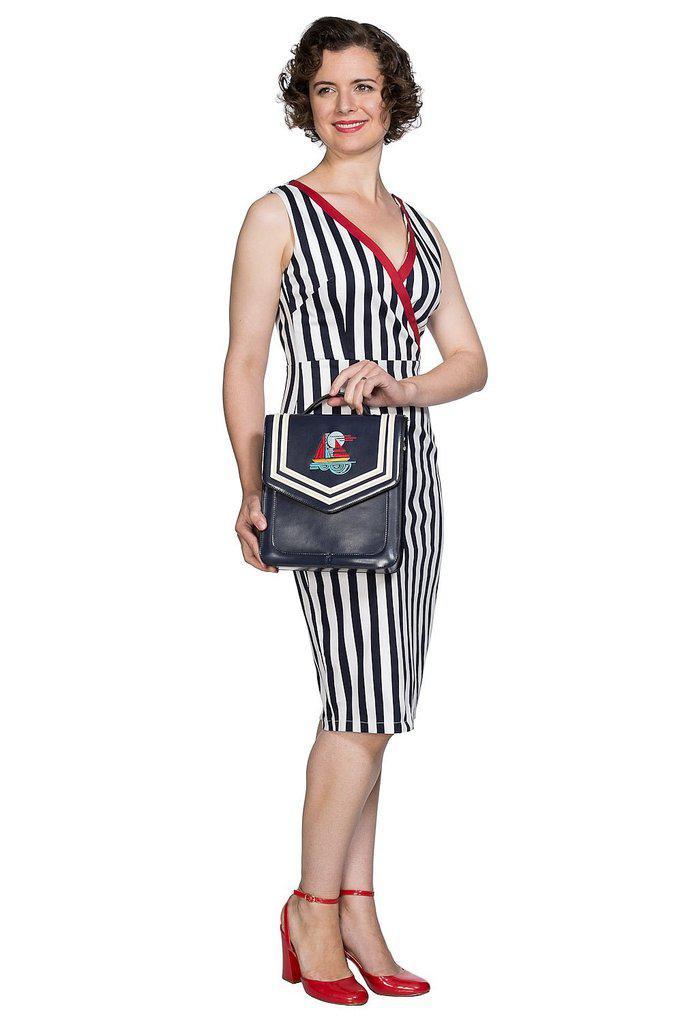 Land Ahoy Pencil Dress-Banned-Dark Fashion Clothing